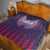 Serbia Sport Fan Jersey Quilt Eagle Wings with Sporty Stripes Style - Wonder Print Shop
