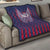 Serbia Sport Fan Jersey Quilt Eagle Wings with Sporty Stripes Style - Wonder Print Shop