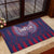 Serbia Sport Fan Jersey Rubber Doormat Eagle Wings with Sporty Stripes Style - Wonder Print Shop