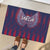 Serbia Sport Fan Jersey Rubber Doormat Eagle Wings with Sporty Stripes Style - Wonder Print Shop