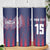 Custom Serbia Sport Fan Jersey Skinny Tumbler Eagle Wings with Sporty Stripes Style - Wonder Print Shop