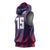 Custom Serbia Sport Fan Jersey Sleeveless Hoodie Eagle Wings with Sporty Stripes Style - Wonder Print Shop