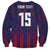 Custom Serbia Sport Fan Jersey Sweatshirt Eagle Wings with Sporty Stripes Style - Wonder Print Shop