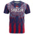 Custom Serbia Sport Fan Jersey T Shirt Eagle Wings with Sporty Stripes Style - Wonder Print Shop