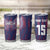 Custom Serbia Sport Fan Jersey Tumbler Cup Eagle Wings with Sporty Stripes Style - Wonder Print Shop