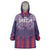 Custom Serbia Sport Fan Jersey Wearable Blanket Hoodie Eagle Wings with Sporty Stripes Style - Wonder Print Shop