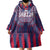Custom Serbia Sport Fan Jersey Wearable Blanket Hoodie Eagle Wings with Sporty Stripes Style - Wonder Print Shop