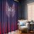 Serbia Sport Fan Jersey Window Curtain Eagle Wings with Sporty Stripes Style - Wonder Print Shop