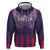 Custom Serbia Sport Fan Jersey Zip Hoodie Eagle Wings with Sporty Stripes Style - Wonder Print Shop