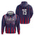 Custom Serbia Sport Fan Jersey Zip Hoodie Eagle Wings with Sporty Stripes Style - Wonder Print Shop