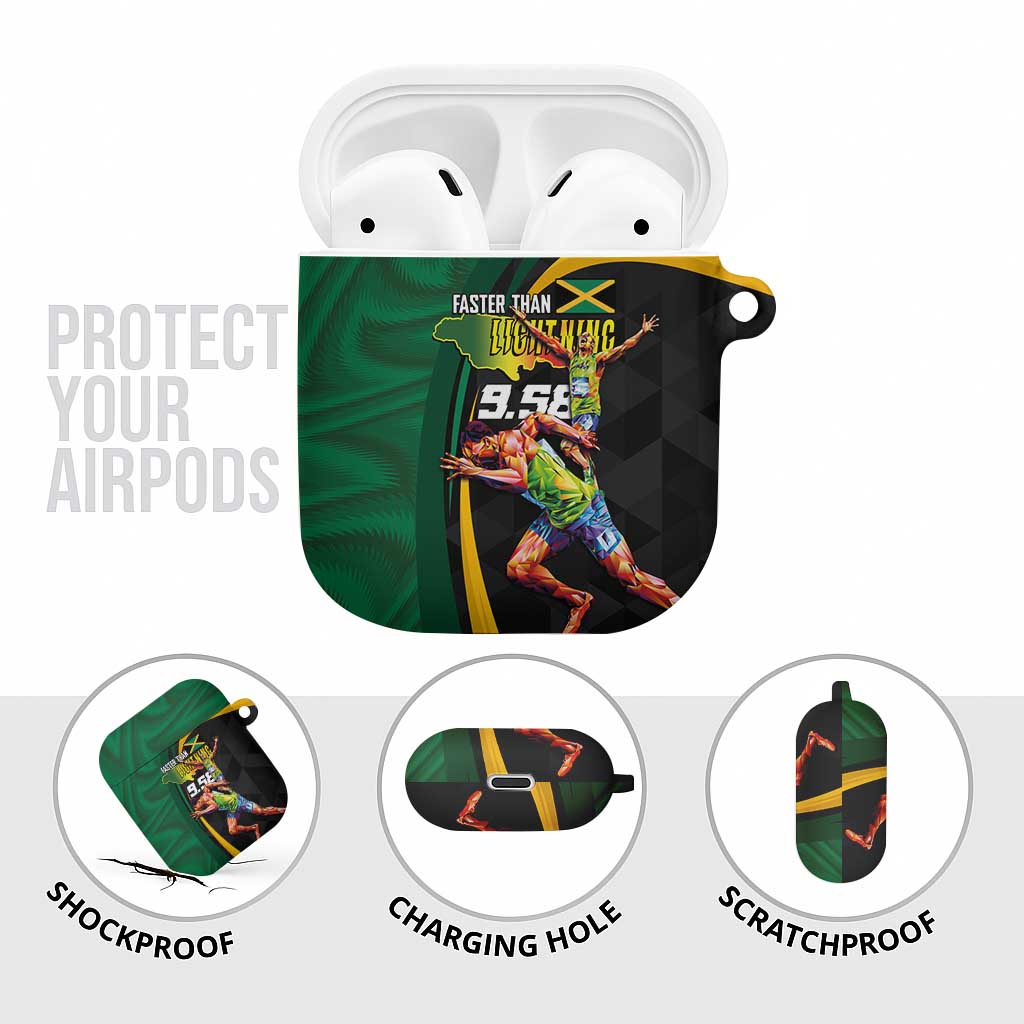 Jamaican Pride AirPods Case 9.58 Seconds-Faster Than Lightning - Wonder Print Shop