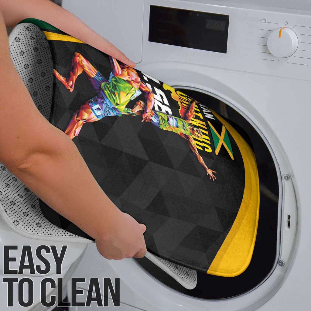 Jamaican Pride Bathroom Set 9.58 Seconds-Faster Than Lightning - Wonder Print Shop