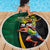 Jamaican Pride Beach Blanket 9.58 Seconds-Faster Than Lightning - Wonder Print Shop
