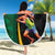 Jamaican Pride Beach Blanket 9.58 Seconds-Faster Than Lightning - Wonder Print Shop