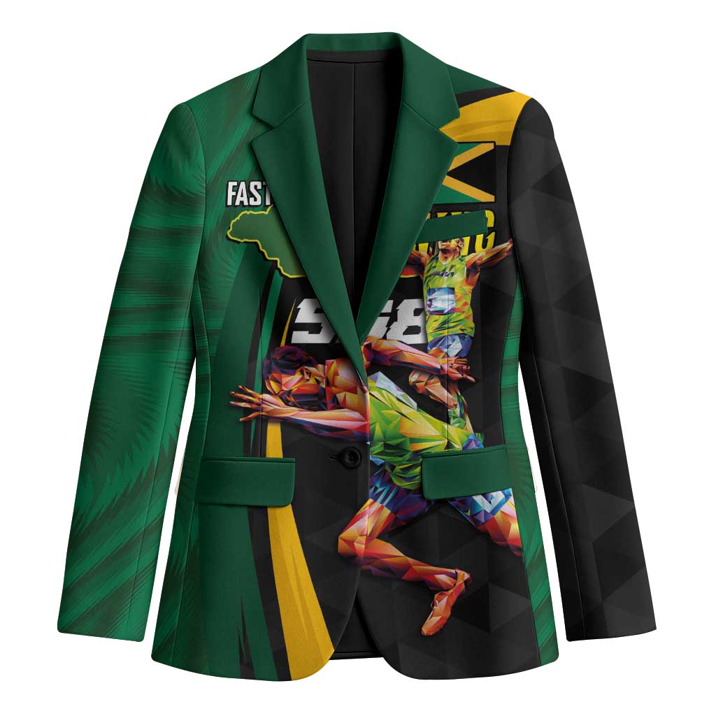 Jamaican Pride Blazer 9.58 Seconds-Faster Than Lightning - Wonder Print Shop