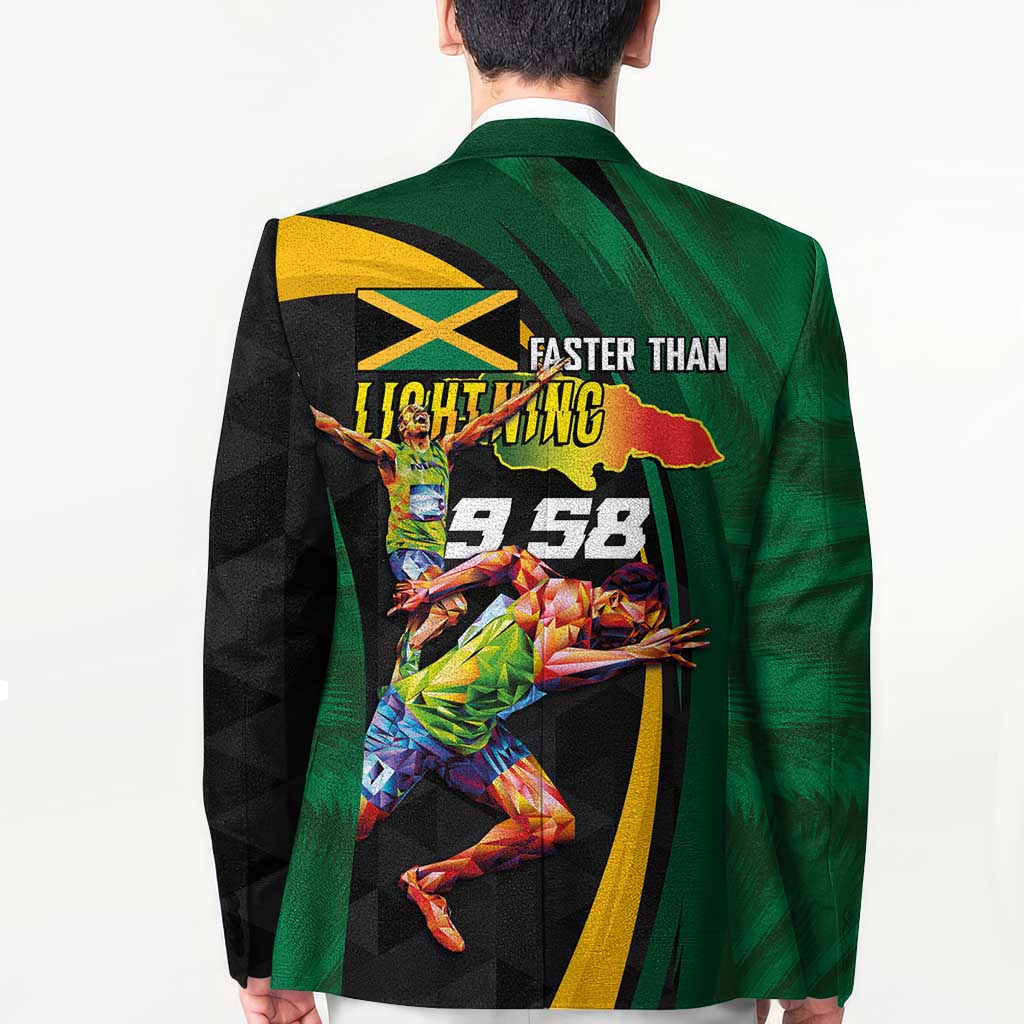Jamaican Pride Blazer 9.58 Seconds-Faster Than Lightning - Wonder Print Shop