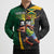 Jamaican Pride Bomber Puffer Jacket 9.58 Seconds-Faster Than Lightning - Wonder Print Shop