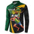 Jamaican Pride Button Sweatshirt 9.58 Seconds-Faster Than Lightning - Wonder Print Shop
