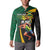 Jamaican Pride Button Sweatshirt 9.58 Seconds-Faster Than Lightning - Wonder Print Shop