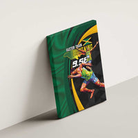 Jamaican Pride Canvas Wall Art 9.58 Seconds-Faster Than Lightning - Wonder Print Shop