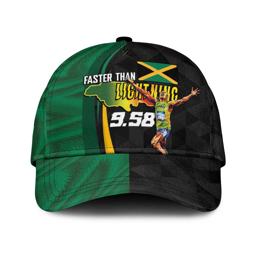 Jamaican Pride Classic Cap 9.58 Seconds-Faster Than Lightning - Wonder Print Shop