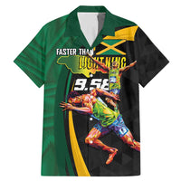 Jamaican Pride Family Matching Mermaid Dress and Hawaiian Shirt 9.58 Seconds-Faster Than Lightning - Wonder Print Shop