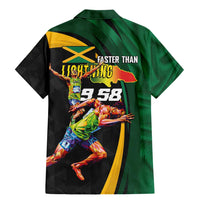 Jamaican Pride Family Matching Mermaid Dress and Hawaiian Shirt 9.58 Seconds-Faster Than Lightning - Wonder Print Shop
