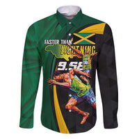 Jamaican Pride Family Matching Puletasi and Hawaiian Shirt 9.58 Seconds-Faster Than Lightning - Wonder Print Shop