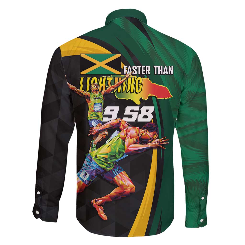 Jamaican Pride Family Matching Puletasi and Hawaiian Shirt 9.58 Seconds-Faster Than Lightning - Wonder Print Shop