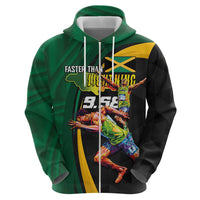 Jamaican Pride Hoodie 9.58 Seconds-Faster Than Lightning - Wonder Print Shop