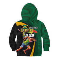 Jamaican Pride Kid Hoodie 9.58 Seconds-Faster Than Lightning - Wonder Print Shop