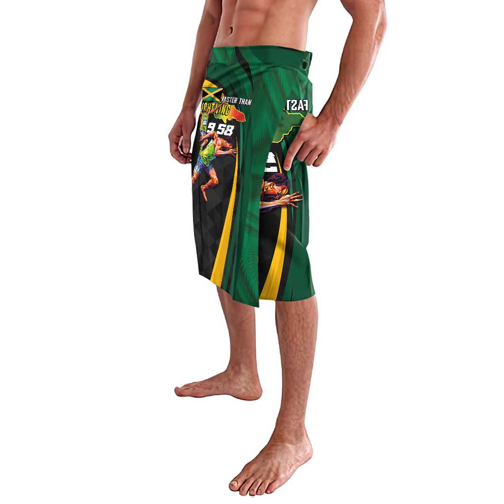 Jamaican Pride Lavalava 9.58 Seconds-Faster Than Lightning - Wonder Print Shop