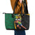 Jamaican Pride Leather Tote Bag 9.58 Seconds-Faster Than Lightning - Wonder Print Shop