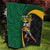 Jamaican Pride Quilt 9.58 Seconds-Faster Than Lightning - Wonder Print Shop