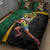 Jamaican Pride Quilt Bed Set 9.58 Seconds-Faster Than Lightning - Wonder Print Shop