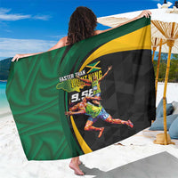 Jamaican Pride Sarong 9.58 Seconds-Faster Than Lightning - Wonder Print Shop