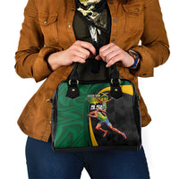 Jamaican Pride Shoulder Handbag 9.58 Seconds-Faster Than Lightning - Wonder Print Shop
