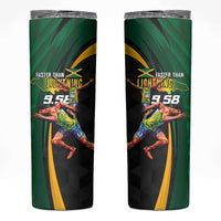 Jamaican Pride Skinny Tumbler 9.58 Seconds-Faster Than Lightning - Wonder Print Shop
