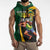 Jamaican Pride Sleeveless Hoodie 9.58 Seconds-Faster Than Lightning - Wonder Print Shop