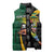 Jamaican Pride Sleeveless Puffer Jacket 9.58 Seconds-Faster Than Lightning - Wonder Print Shop