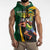 Jamaican Pride Sleeveless Zip Hoodie 9.58 Seconds-Faster Than Lightning - Wonder Print Shop