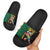Jamaican Pride Slide Sandals 9.58 Seconds-Faster Than Lightning - Wonder Print Shop