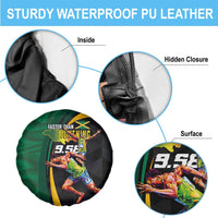 Jamaican Pride Spare Tire Cover 9.58 Seconds-Faster Than Lightning - Wonder Print Shop