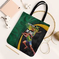 Jamaican Pride Tote Bag 9.58 Seconds-Faster Than Lightning - Wonder Print Shop