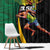 Jamaican Pride Window Curtain 9.58 Seconds-Faster Than Lightning - Wonder Print Shop