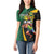 Jamaican Pride Women Polo Shirt 9.58 Seconds-Faster Than Lightning - Wonder Print Shop