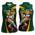 Jamaican Pride Women Sleeveless Polo Shirt 9.58 Seconds-Faster Than Lightning - Wonder Print Shop