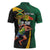 Jamaican Pride Zipper Polo Shirt 9.58 Seconds-Faster Than Lightning - Wonder Print Shop