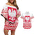 Polish Christmas Couples Matching Off Shoulder Short Dress and Hawaiian Shirt - Poland Emblem and Lachy Sadeckie Pattern - Wonder Print Shop