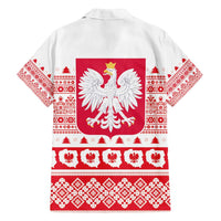 Polish Christmas Family Matching Puletasi and Hawaiian Shirt - Poland Emblem and Lachy Sadeckie Pattern - Wonder Print Shop